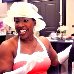 White Ladies Kentucky Derby Hat